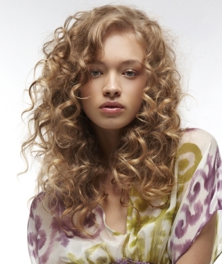 Long Curly Hair with Bangs Long Curly Hair with Bangs