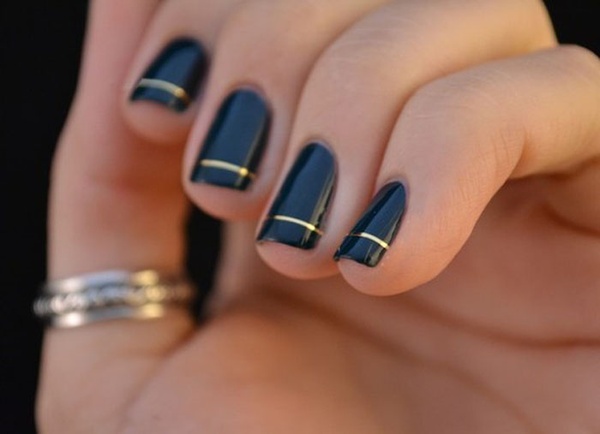 2. Simple Black Nail Art Ideas - wide 8