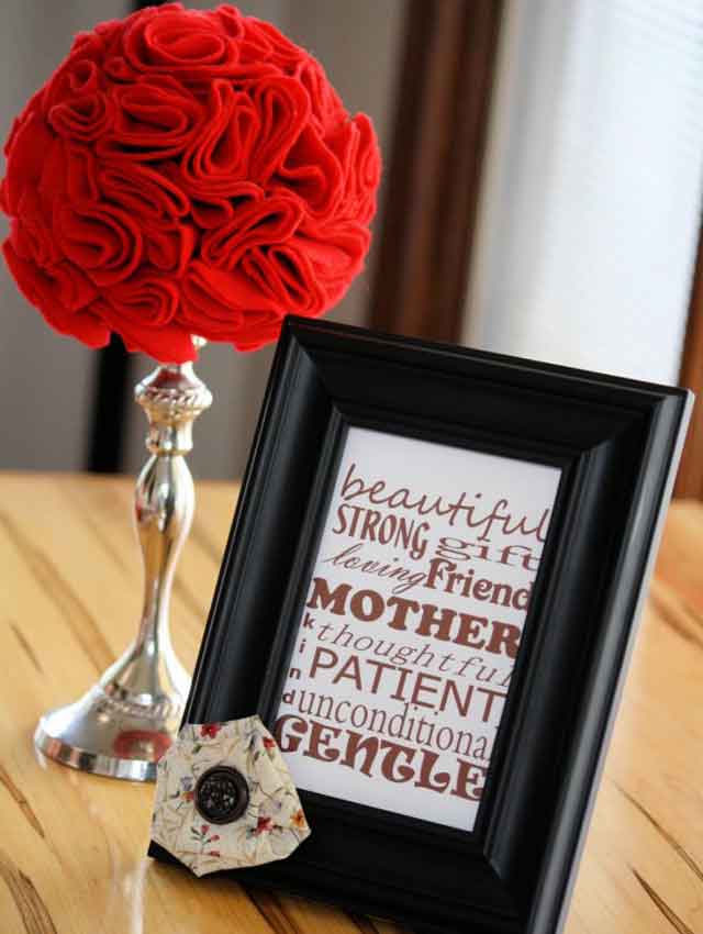 DIY: 28 GIft Ideas For Mother's Day