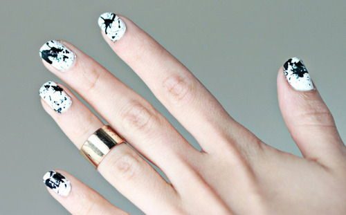 26 Black And White Manicure Ideas 26 Black And White Manicure Ideas