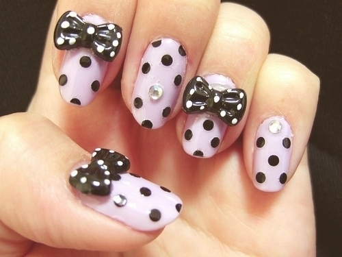 Nail Designs with Bows