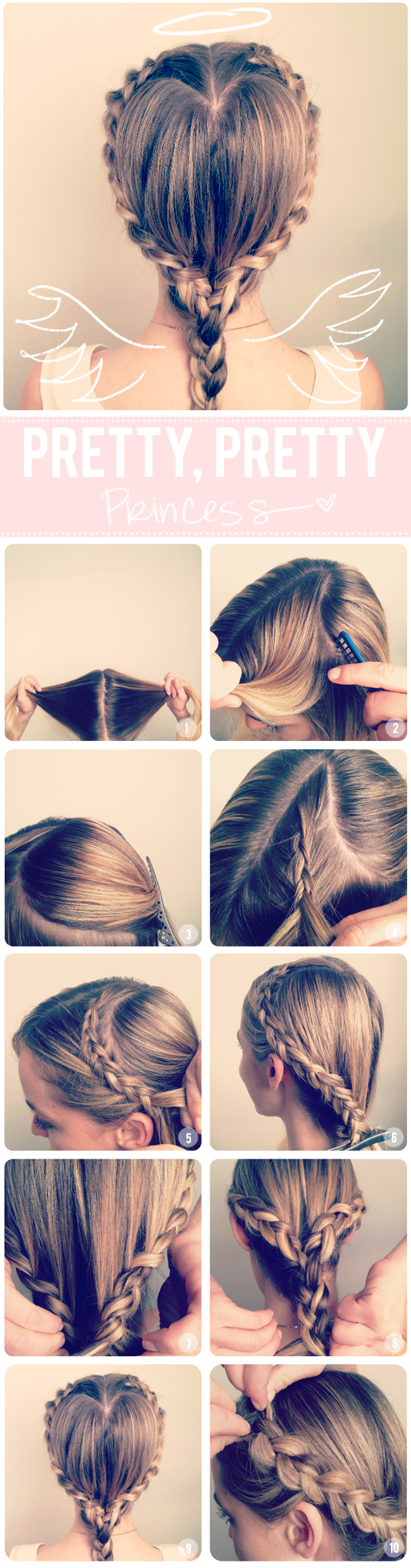 DIY French Fishtail Braid Hairstyle