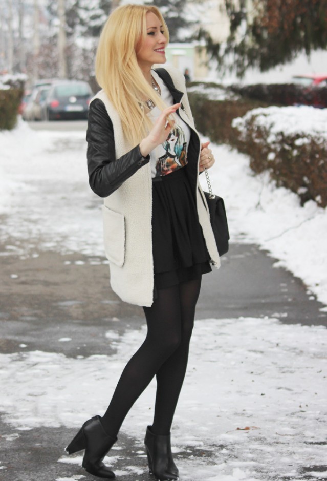 Fall 2013 Trend: Black and White Street Style Fashion 