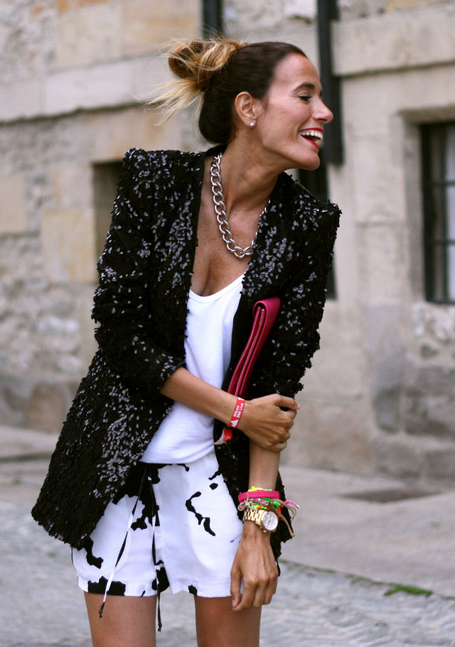 Fall 2013 Trend: Black and White Street Style Fashion 