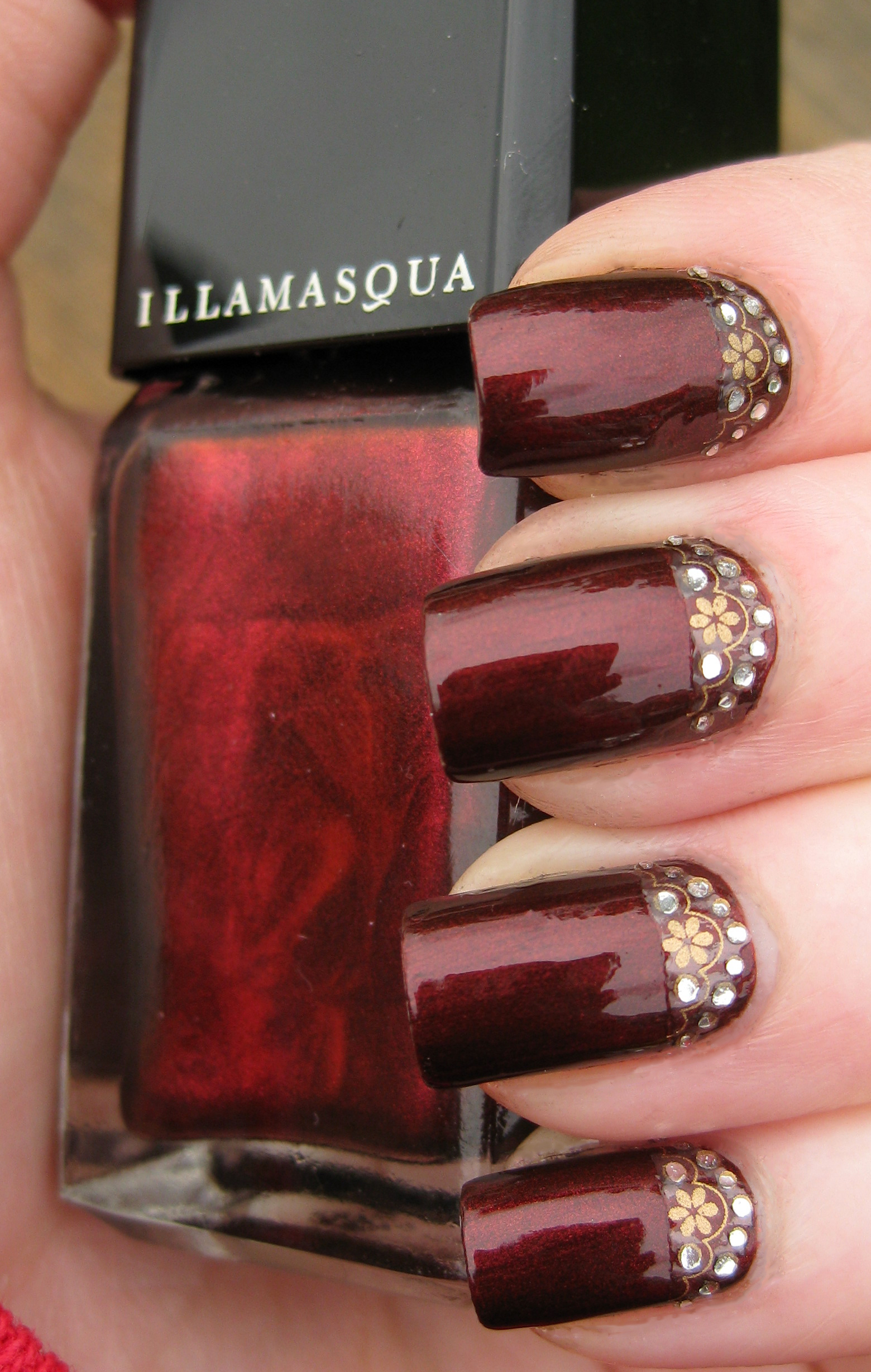 20 Burgundy Nail Designs - Fashion Diva Design