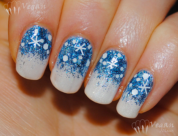 Let It Snow On Your Nails  20 Snowflake Nail Arts