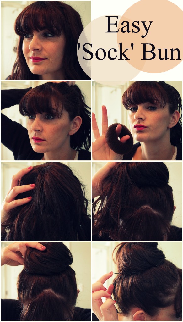 Bun Updo bun and tutorial Tutorials Easy hair Hairstyle Simple Knotted Super top Bun