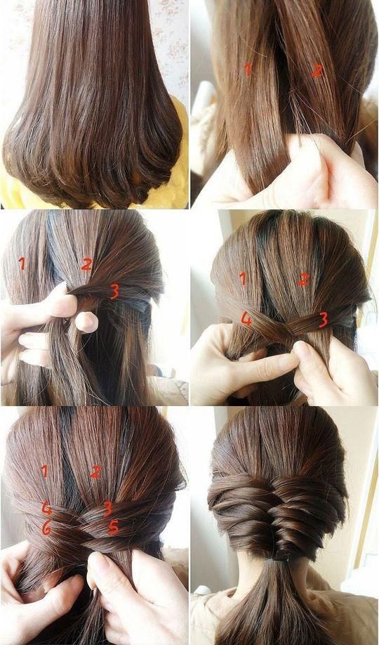 15 Simple Step By Step Hairstyles