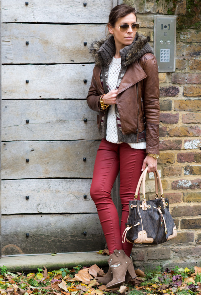14 Ways To Wear Brown Leather Jacket