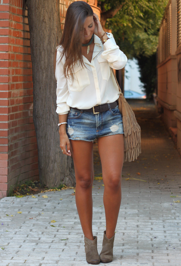 16 Ways To Wear Your Denim Shorts This Spring