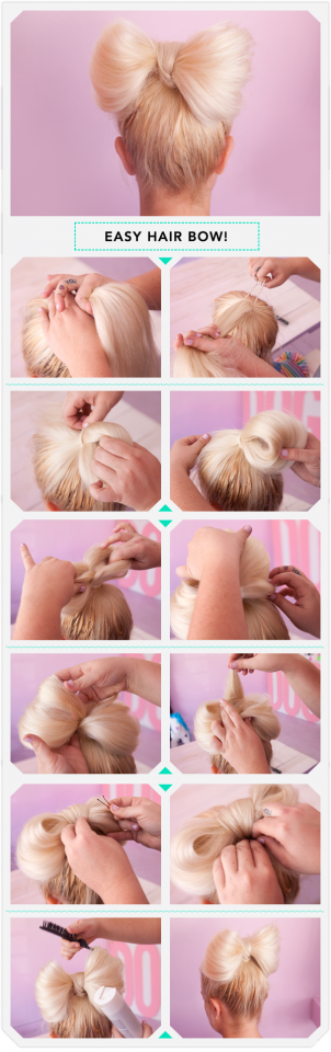 How To Make A Bow Hairstyle