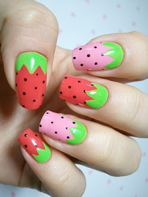 15 Refreshing Summer Fruit Nail Designs