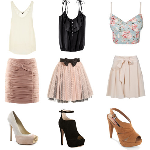 42 Polyvore Combinations With Skirts For A Crazy Summer