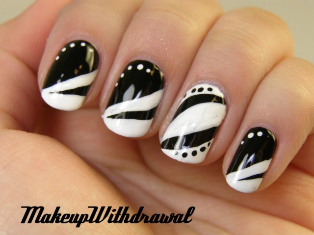 The 15 Best  Black And White Nail Arts