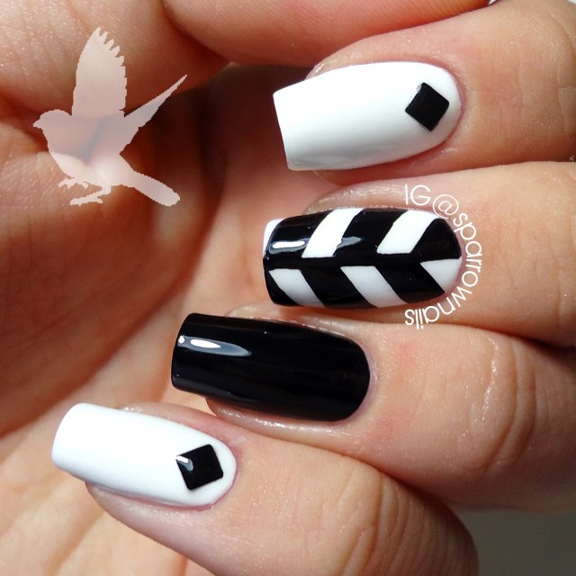 The 15 Best  Black And White Nail Arts