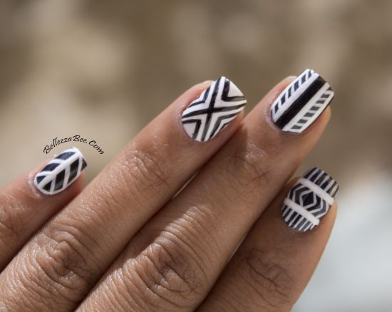 The 15 Best  Black And White Nail Arts