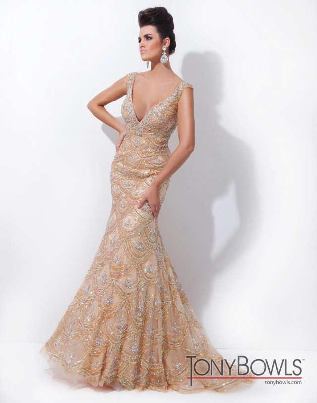 Extravagant Collection of Evening Dresses by Tony Bowls