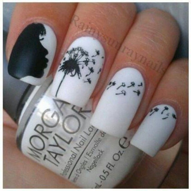 The 15 Best  Black And White Nail Arts