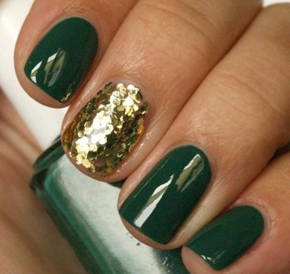14 Royal Emerald Green Nail Designs