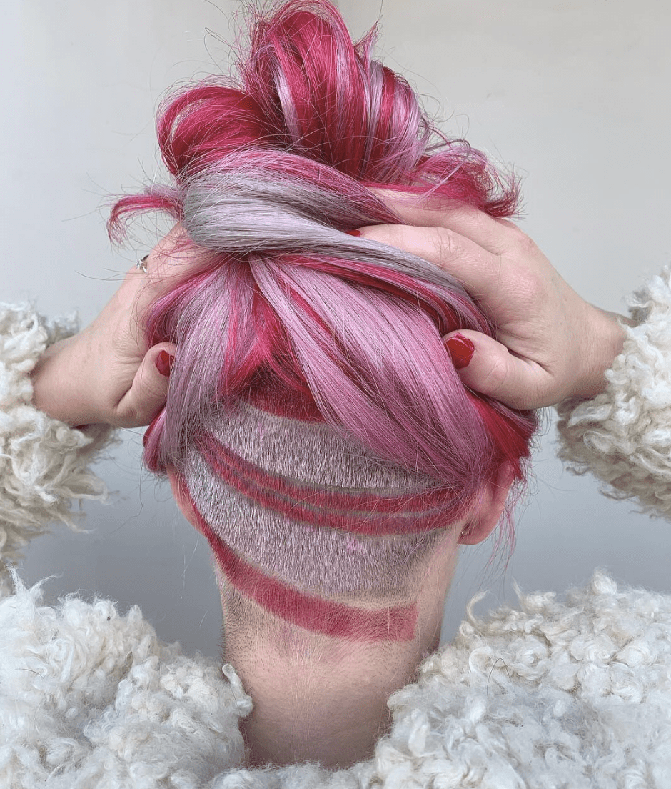 Candy Cane Hair Is The Hottest Holiday Trend