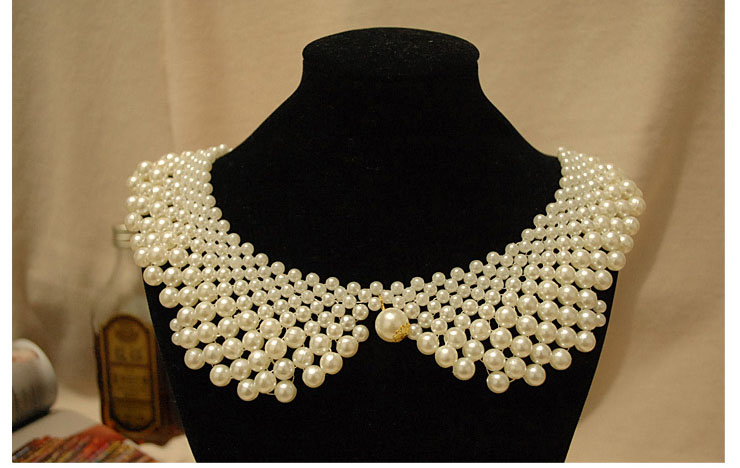 Pearl Collar Necklace (25)