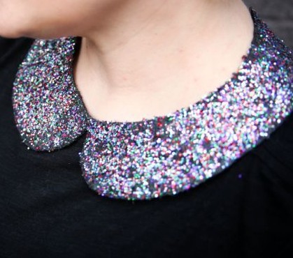 DIY GLITTER COLLAR