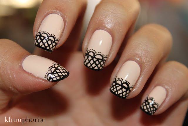 Lace Nail Art Designs