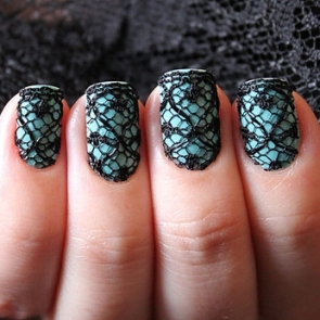 Lace Nail Art Designs