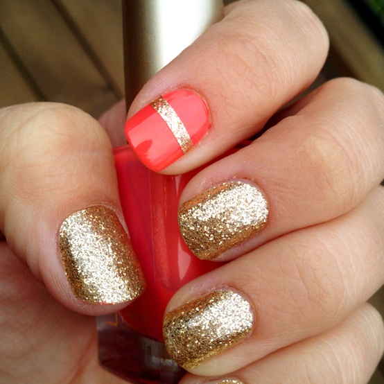 nails with gold (10)