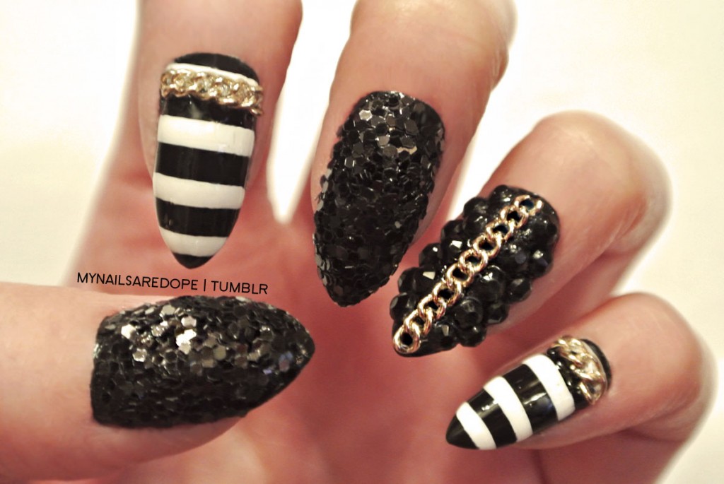 nails with gold (2)