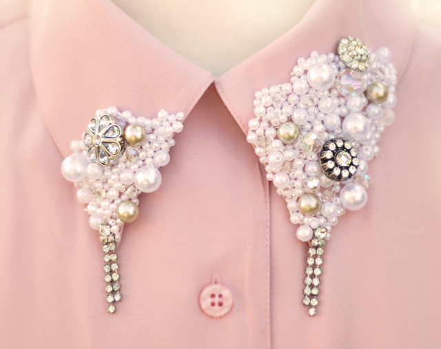 DIY: Create your collar to look beautiful