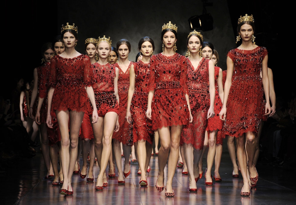 Dolce And Gabana Milan Fashion Week Spring 2013