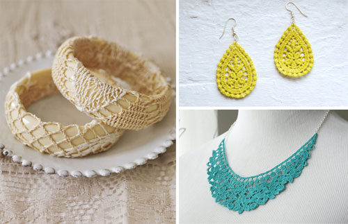 Interesting Craft  Ideas With Lace (9)