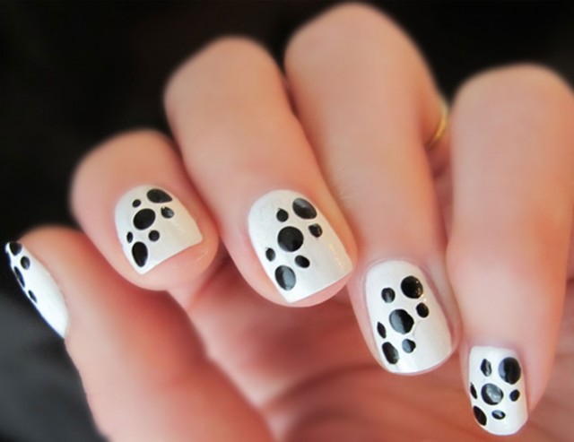 black and white manicure ideas (38)