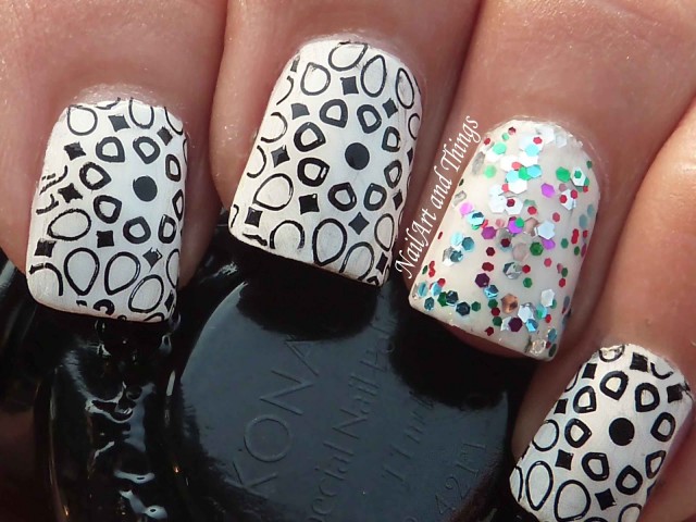 black and white manicure ideas (41)