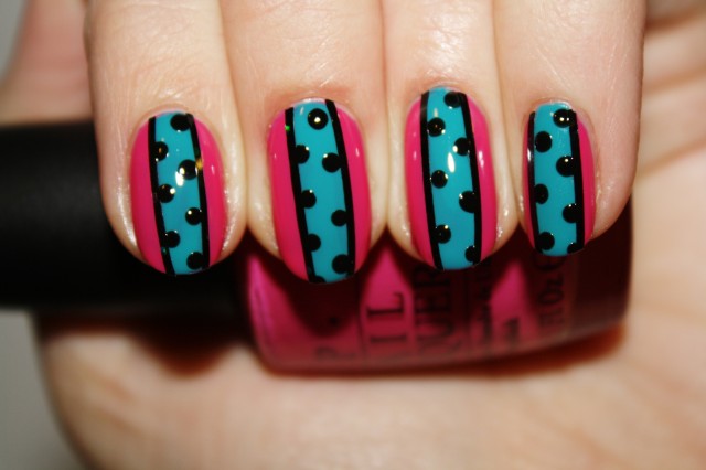 Amazing Retro Nails Design (14)