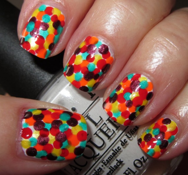 Amazing Retro Nails Design (15)