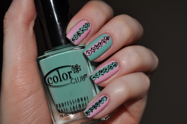 Amazing Retro Nails Design (18)