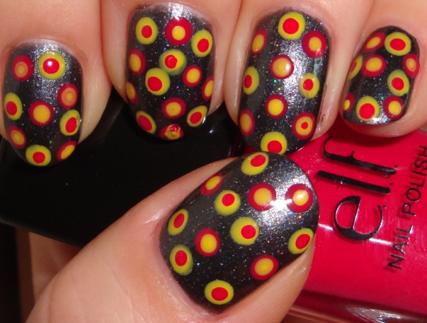 Amazing Retro Nails Design (4)