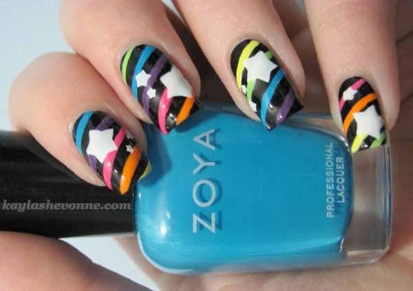 Amazing Retro Nails Design (41)