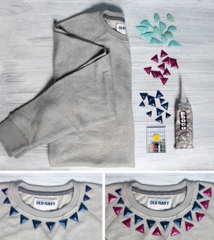DIY | Gem Embellished Sweatshirt