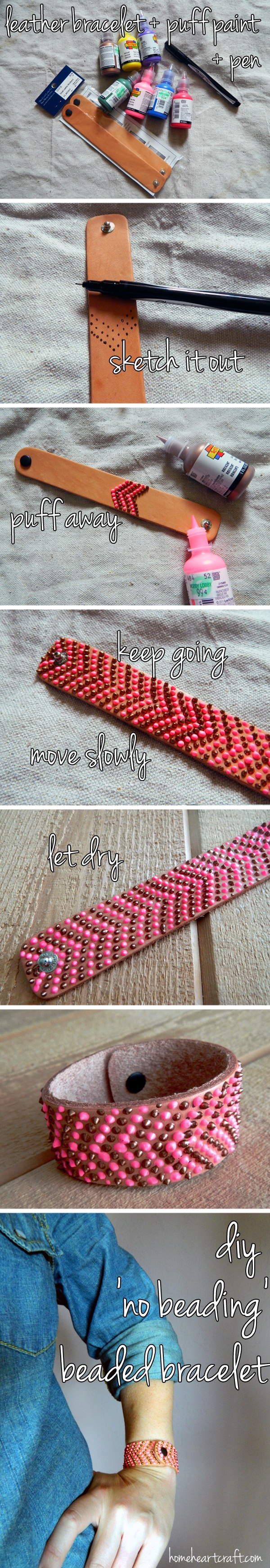 DIY No Beading Indian Beaded Bracelet