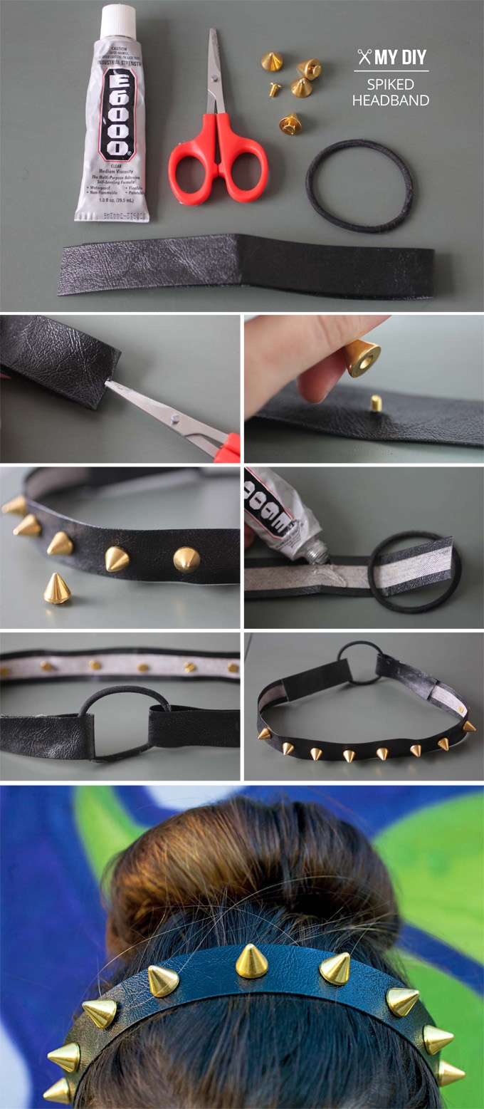 DIY  Spike Headband