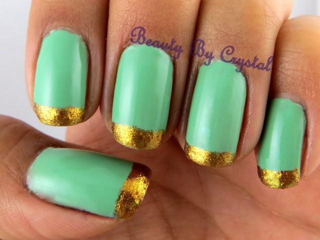 Nails With Golden Designs (21)