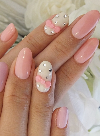 Nails with bows (15)