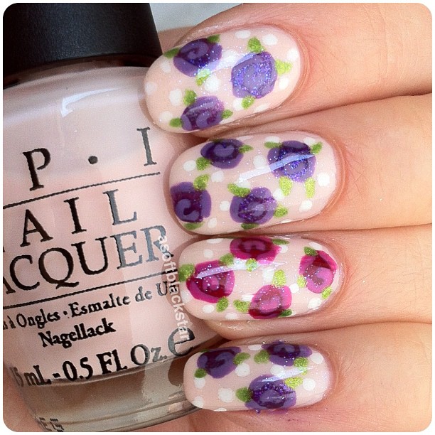 34 Beautiful Pastel Nail Designs With Flowers