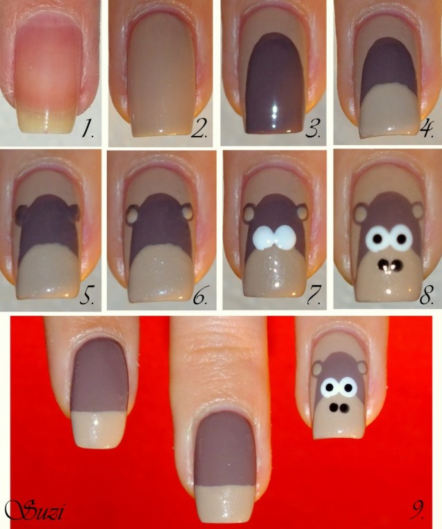 DIY-Monkey-Nail-Design