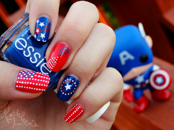 4th of July nail designs