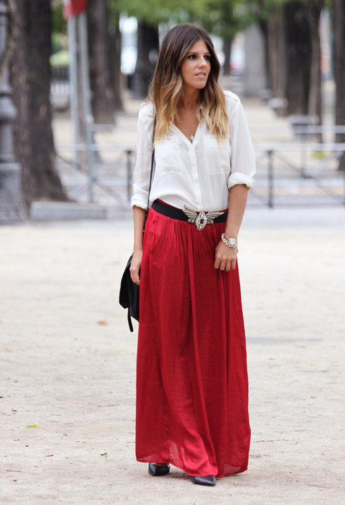 27 Maxi Dresses and Maxi Skirt The Best Street Style Choice For This Summer