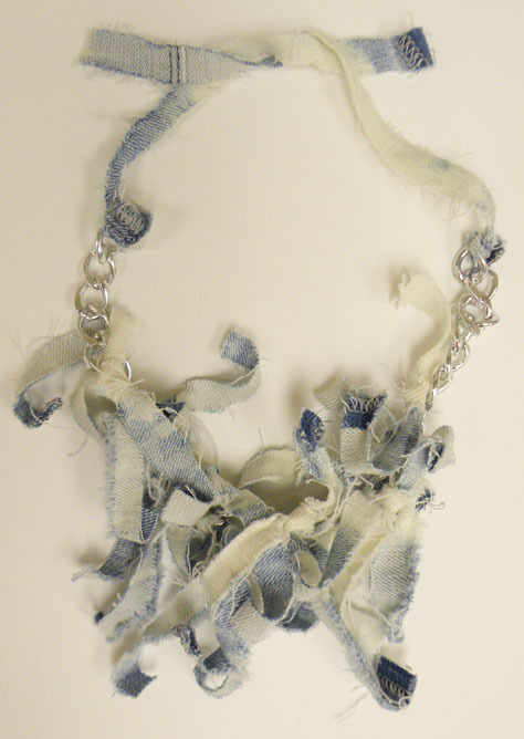 Denim Necklace